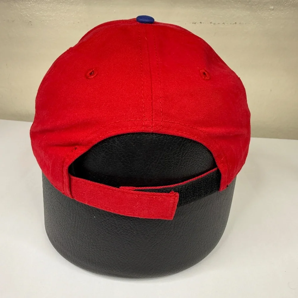 New York Giants Hat Cap Mens One Size Red NFL Football Hook Loop Outdoor Sport